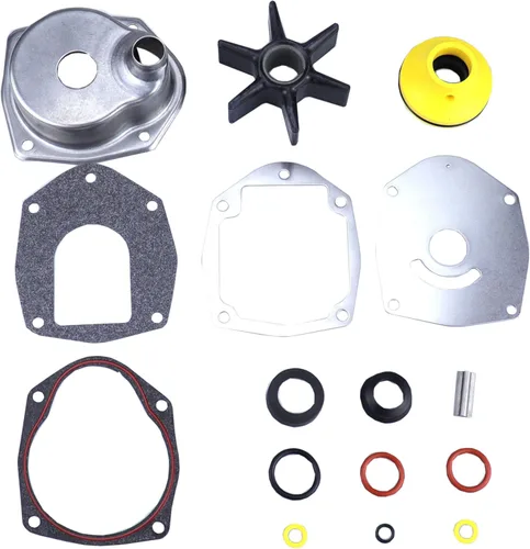 MOCW Kit de reparación de bomba de agua compatible con 1991-2021 Mercury MerCruiser Alpha 1 Gen 2 Drives 200HP 225HP 250HP Kit de impulsor de bomba