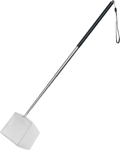 Vista 15 de Red de acuario Pawfly - Red de 5,1 cm para camarones y peces bebés con mango de acero inoxidable extensible para peceras pequeñas y estanques