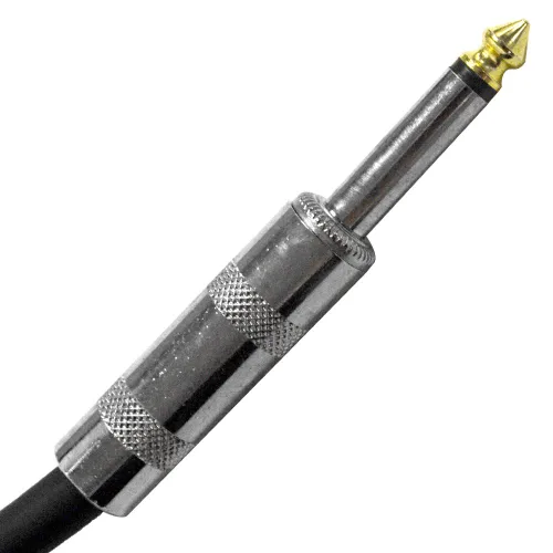 Vista 2 de Seismic Audio - Cable de altavoz de 10 pies 1/4" a 1/4" - Cable de conexión PA DJ