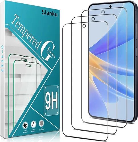 Vista 14 de Slanku Paquete de 3 protectores de pantalla para Samsung Galaxy S20 FE, vidrio templado S20 FE 5G, compatible con lector de huellas dactilares, sin