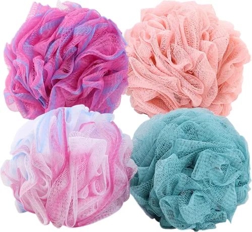 Vista 9 de Paquete de 4 esponjas lufa para ducha, 2.12 oz/pcs