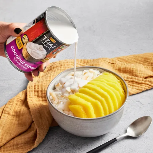 Vista 8 de Thai Kitchen crema de coco sin azúcar y sin gluten, 13.66 onzas líquidas