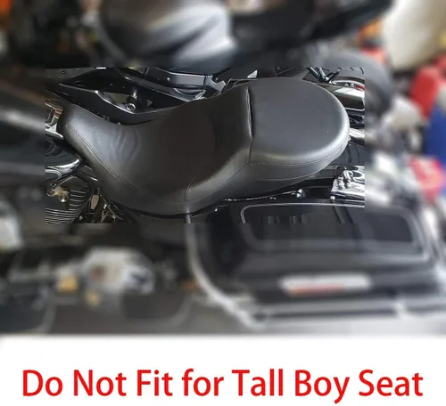 Vista 4 de HDBUBALUS Respaldo ajustable del conductor con soporte para Harley Touring Road King Electra Glide CVO 2009 y posterior