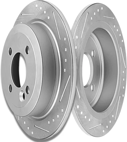 Vista 17 de SCITOO Kits de Rotores de Freno de Disco Trasero Compatibles con Jeep Wrangler 2007-2017, para Jeep Wrangler JK 2018