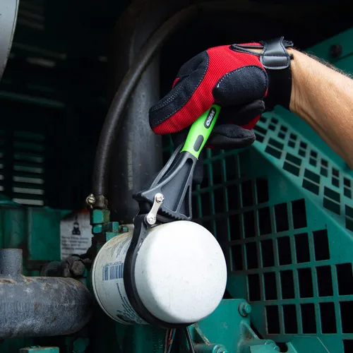 Vista 8 de OEMTOOLS 24720 Llave de correa de goma de 2 piezas, llave de tubo de goma, juegos de llaves ajustables, agarre de llave de 4 y 7 pulgadas