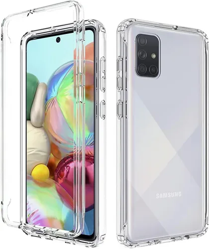 Vista 10 de Funda híbrida para Samsung Galaxy A04 con protección contra caídas, resistente, resistente, antideslizante, antiarañazos, funda protectora