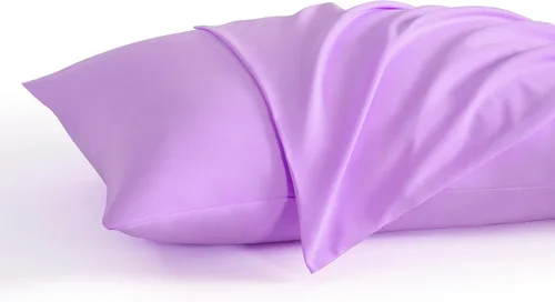 Vista 39 de NTBAY Juego de 2 fundas de almohada estándar, paquete de 2 fundas de almohada de microfibra cepillada de 20x26, suaves, resistentes a las arrugas, a