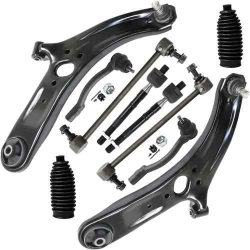Vista 108 de Detroit Axle - Kit de suspensión frontal de 10 piezas para Dodge Avenger 2008-2014, Chrysler Sebring 2007-2010, 2 brazos de control inferiores, 2