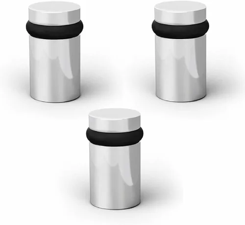 Vista 35 de Mega Handles Tope de Puerta de Piso, Tope Negro de Instalación Rápida Protector de Pared, Protectores de Pared contra Pomos de Puerta, Tope