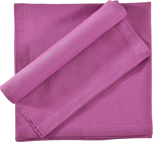 Vista 16 de Fingercraft Servilletas de tela multicolor - Juego de 12 servilletas de algodón puro para almuerzo y cena diarias - Regalo para fiestas