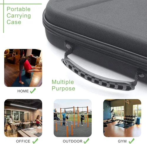 Vista 7 de Funda para Hypervolt GO 2/Hypervolt GO, funda de transporte impermeable resistente a los golpes para Hyperice Hypervolt GO and Go 2 dispositivo