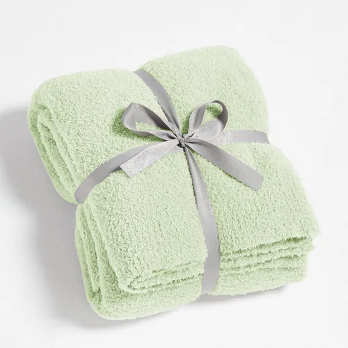Vista 27 de CYMULA Manta de Punto Súper Suave Tamaño Throw Beige - Ligera Afelpada Esponjosa Mullida Cálida Acogedora Mantas y Throws para Sofá Cama Uso