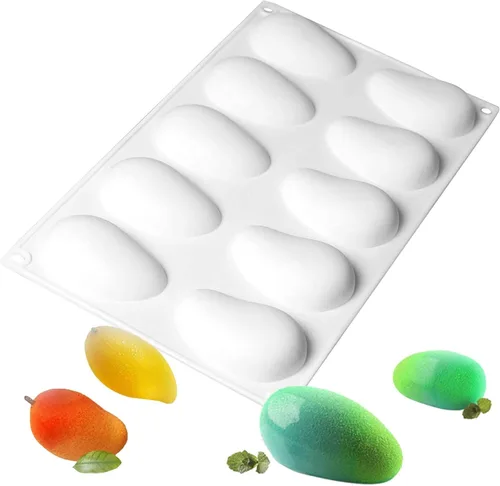 Vista 20 de OCPO KITCHEN Moldes de Silicona con Forma de Plátano 3D para Hornear Pasteles de Mousse, Molde de Horneado de Silicona 3D para Dulces, Pastelería