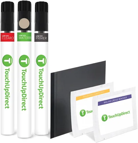 Vista 120 de TouchUpDirect QAK - Aerosol de pintura de retoque de color blanco sólido compatible con Nissan Exact Match - Kit esencial