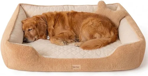 Vista 10 de Cama ortopédica refrescante para perros pequeños y cachorros, espuma viscoelástica para dolor articular y artritis, cama para mascotas con funda