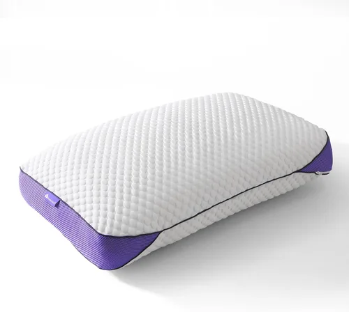 HOMELAB Almohada ajustable de espuma viscoelástica triturada tamaño Queen, almohada de cama refrescante para dormir con funda extraíble, almohada
