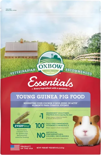 Vista 11 de Alimento para conejillos de indias senior de Oxbow Essentials, hecho con alfalfa Oxbow para conejillos de indias, pellets de comida para mascotas