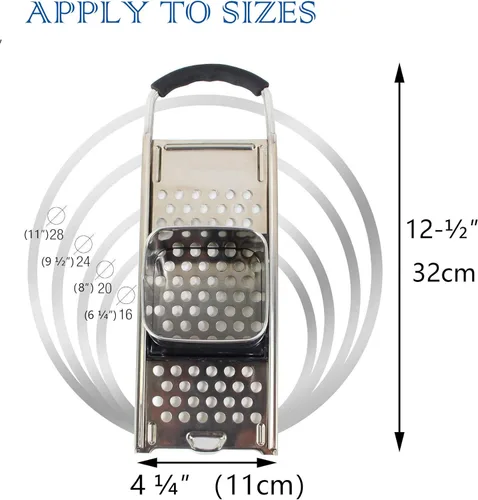 Vista 2 de Fabricante de Spaetzle de acero inoxidable de grado premium con mango de agarre cómodo, fabricante tradicional de fideos de huevo alemán