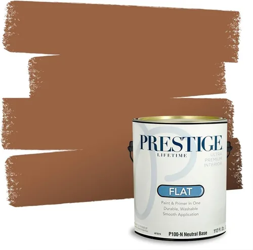 Vista 51 de PRESTIGE Pintura exterior e imprimación en uno, bronceado Aberdeen, plano, 1 galón