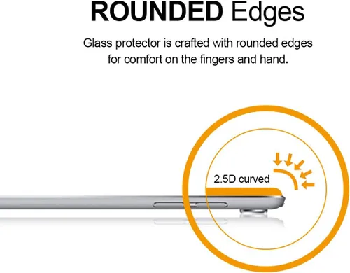 Vista 3 de Supershieldz Diseñado para Apple iPad Air 2 y iPad Air 1 (9.7 pulgadas) (no compatible con iPad Air 3), protector de pantalla de vidrio templado