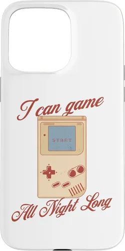 Vista 31 de I Can Game All Night Long Retro Handheld Gamer Case for iPhone 16