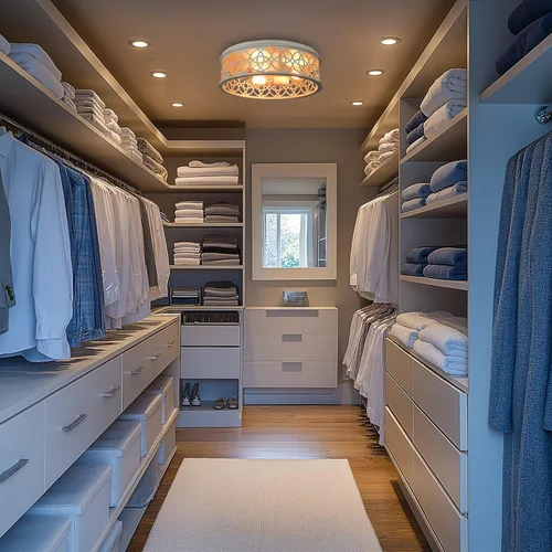 Vista 7 de Kira Home Blythe 17" 3-Light Rustic Farmhouse Flush Mount Ceiling Light + Metal Cage Drum Shade, Antique White Finish