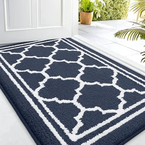 Vista 50 de Buganda Alfombra para Puerta Interior, Tapete Resistente a la Suciedad y Absorbente, Antideslizante, Alfombras de Perfil Bajo para Entrada