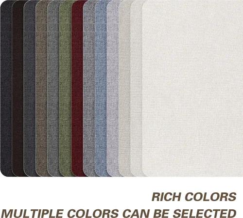 Vista 3 de Parches de reparación de lino fino, parches de tela de lino autoadhesivos, tamaño extra de 8 x 11 pulgadas, multicolor, se pueden utilizar