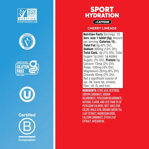 Vista 5 de New Nuun Tabletas de electrolito hidratante energética, 811660020891, 1, 1