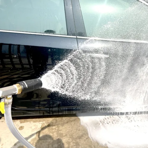 Vista 8 de FIXFANS Boquilla ajustable para lavadora a presión de largo alcance, kit de inyector aguas abajo para lavadora de alta potencia, inyección química