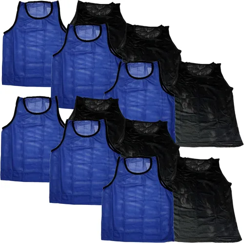 Vista 34 de BlueDot Trading Adult & Youth Scrimmage Training Vests for Soccer, Basketball & More – Available in 1, 6, 12, 24 Packs Amarillo