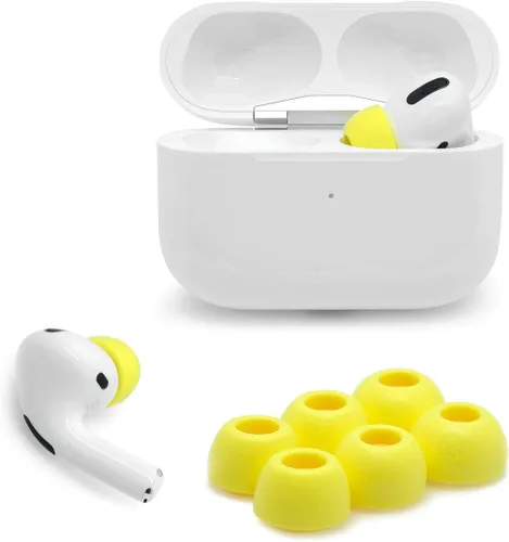 Vista 10 de Eartune Fidelity UF-A - Puntas de espuma viscoelástica para AirPods Pro (1ª y 2ª generación), protector de cera integrado, comodidad mejorada Azul