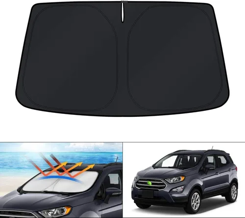 Vista 218 de KUST Parasol para parabrisas para Ford Escape 2020-2025 2026, accesorio personalizado, protector de ventana plegable, bloquea los rayos UV, visera