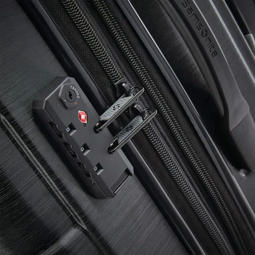 Vista 3 de Samsonite - Maleta rígida expandible Centric 2 con ruedas giratorias, Negro), 133033