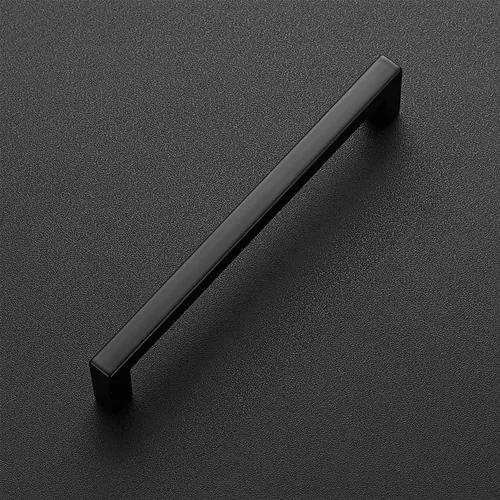 Vista 2 de Ravinte Paquete de 1 manija de cajón de barra cuadrada delgada de 5 pulgadas de centro a centro, manijas de gabinete de cocina, manijas de cajón
