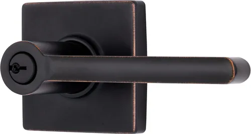 Vista 21 de BRINKS – Paquete de 6 manijas de puerta de paso interior, estilo contemporáneo, bronce toscano, acabado en bronce aceitado sin llave, manija
