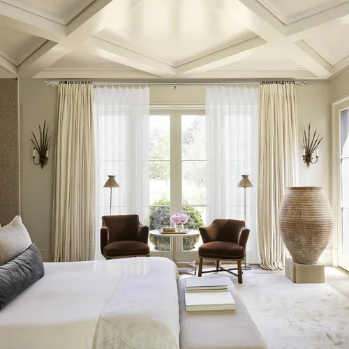 Vista 5 de Barras de cortina dobles de 1 pulgada de 36 a 72 pulgadas, barra telescópica ajustable para cortinas de ventana, barras de cortina dobles