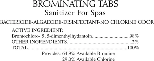 Vista 5 de SpaChoice Paquete de 4 pestañas de bromación de 1.5 libras, desinfectante para spas, tabletas de bromo para bañera de hidromasaje de spa, fabricado