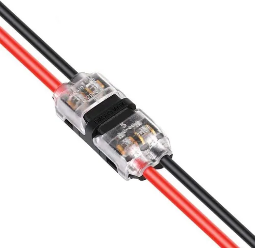 Vista 10 de Kalolary - Conectores de cable de bajo voltaje, paquete de 20 conectores de cable de 2 pines de 3/2 vías, cable compacto universal tipo T