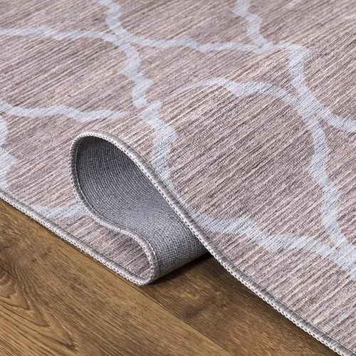 Vista 5 de Abani Alfombras rectangulares de polipropileno de 5 x 8 pies, diseño moderno, lavable a máquina, resistente a las manchas y no desprende pelo