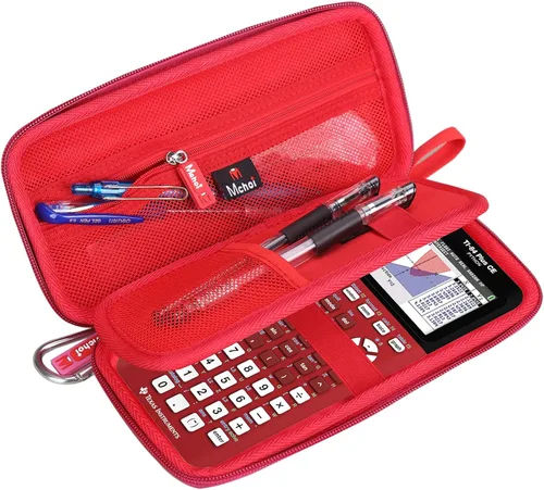 Vista 11 de Mchoi Estuche rígido adecuado para calculadora gráfica Texas Instruments TI-84 Plus CE/TI-83 Plus/TI-84 Plus CE/TI-83 Plus/Casio fx-9750GIII