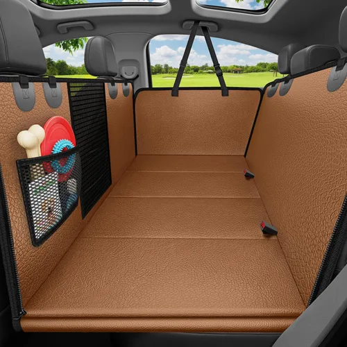 Vista 10 de URPOWER Funda de asiento para perro, hamaca 100% impermeable, 600D, resistente, a prueba de arañazos, antideslizante, duradera, suave