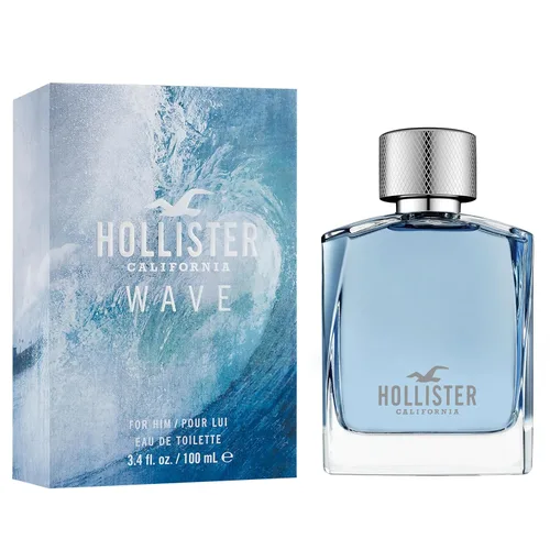Vista 2 de Hollister Wave Men Eau De Toilette, 100 ml, Multi, 3.4 onzas