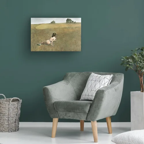 Vista 4 de Christina's World por Andrew Wyeth, lienzo para pared, 16 x 24 pulgadas