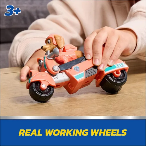 Vista 4 de Paw Patrol Liberty Rescue - Figura de acción y juguete para motocicleta