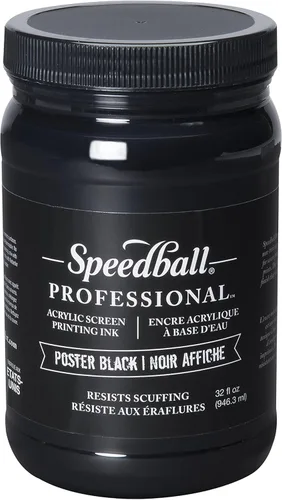 Vista 10 de Speedball 004657 Tinta acrílica para serigrafía, 32.0 fl oz, 32 onzas líquidas, color negro