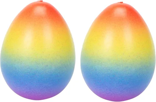Vista 5 de YMCtoys - Huevos de unicornio arcoíris sorpresa que crecen y eclosionan, juego de 2