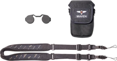 Vista 6 de Maven B.7 0.984 in ED Binocular (8X25, Negro/Gris)