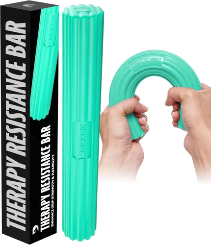 DMoose Fitness Flex Resistance Bar for Physical Therapy - Non-Slip Odorless Material, Exercise Bar for Tennis & Golfers Elbow Tendonitis Relief -