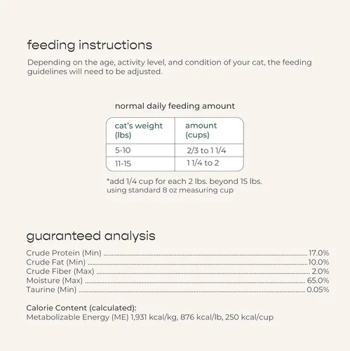 Vista 8 de Fresh Pet Select - Comidas refrigeradas asadas para gatos Receta de pollo con zanahorias y espinacas, 1 libra